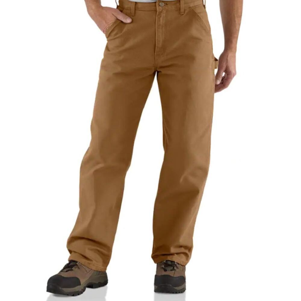 Carhartt loose fit washed duck utility work pant 44x36
